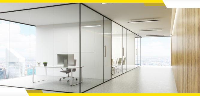 glass partitioning london