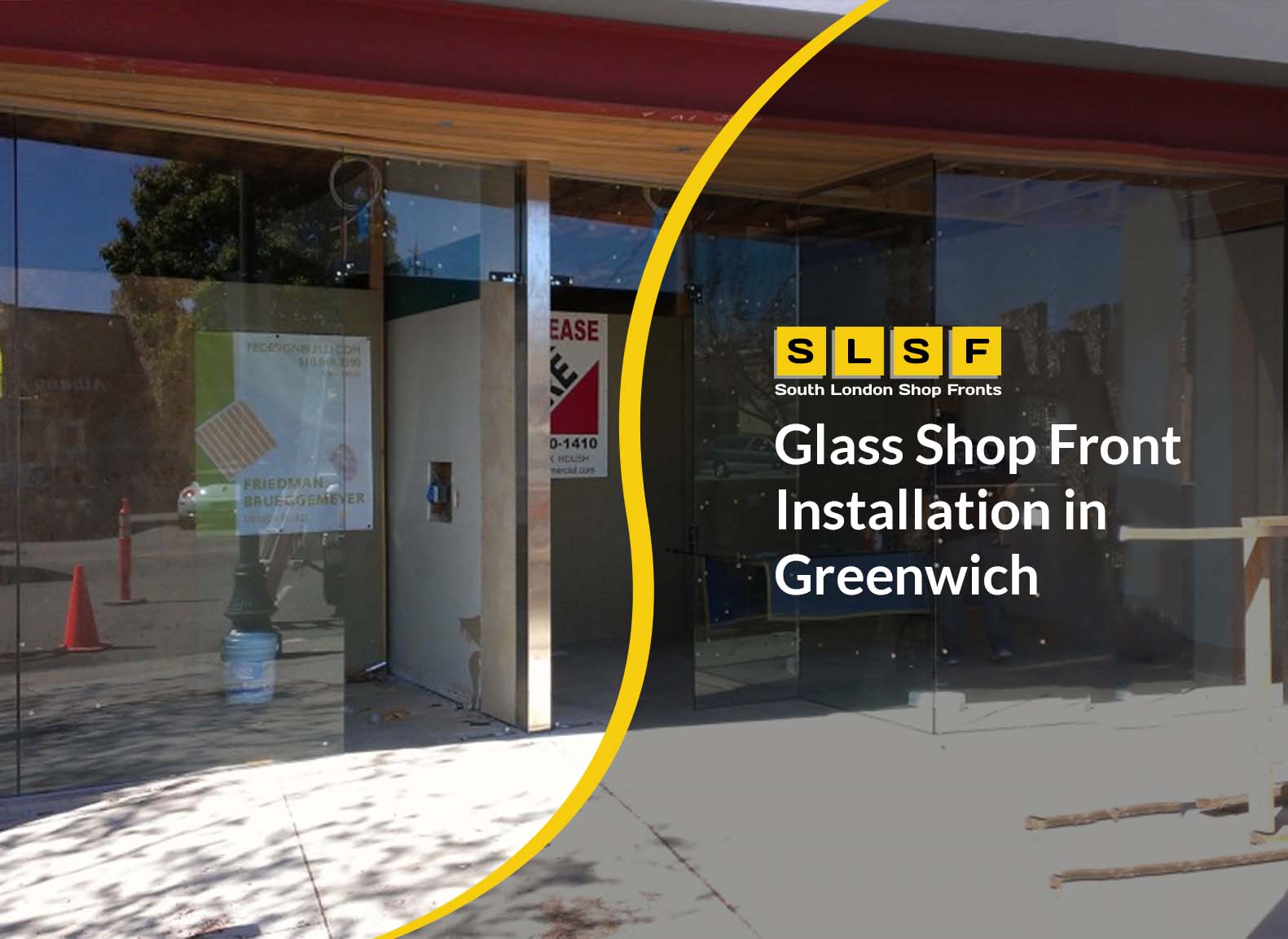 Glass Shop Front Installation in Greenwich