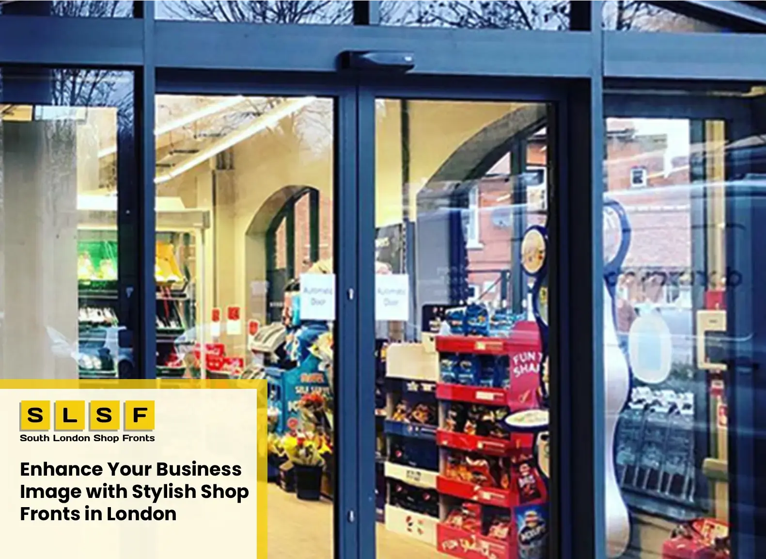 Enhance Your Business Image with Stylish Shop Fronts in London