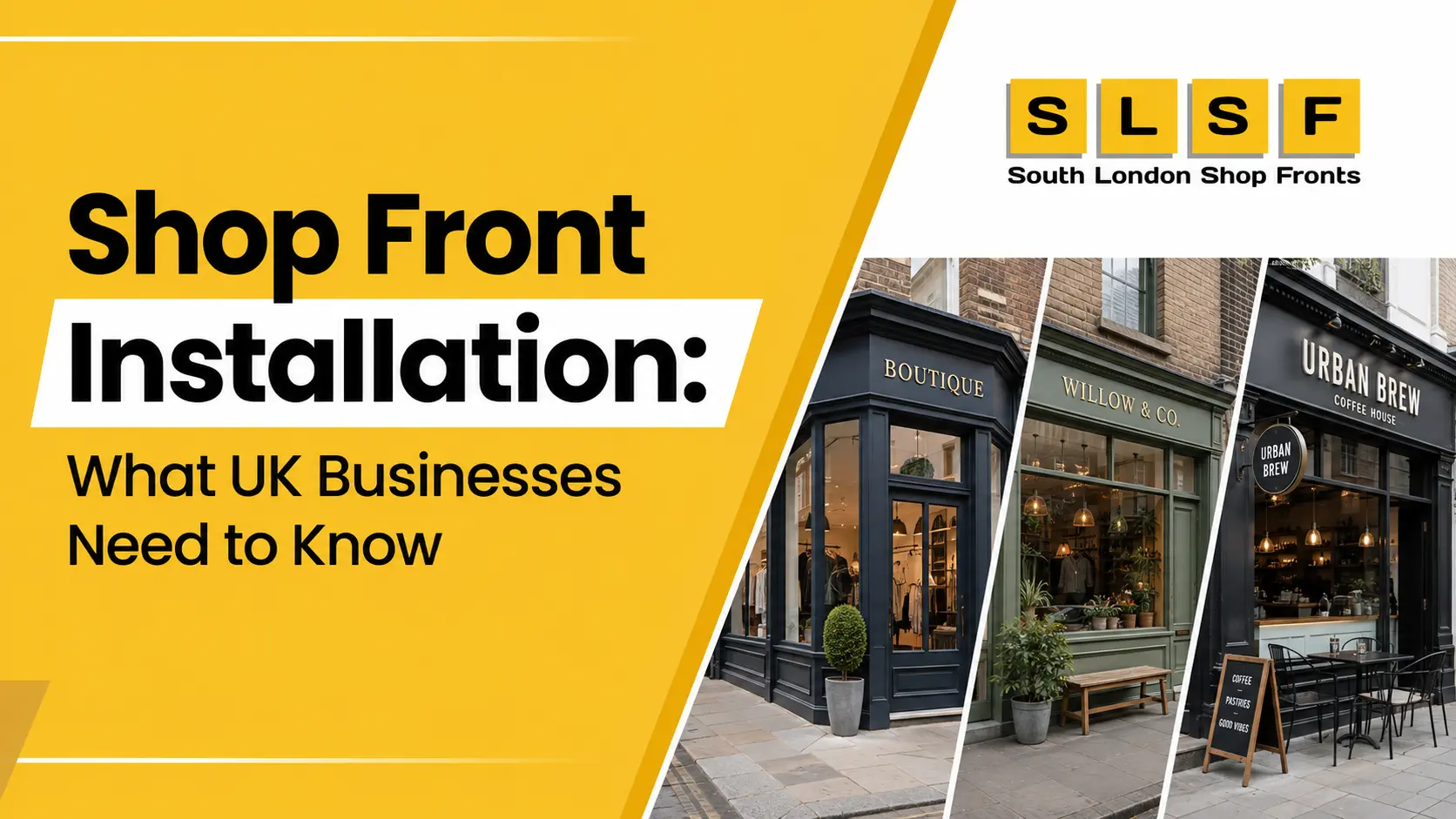 Shop Front Installation: What UK Businesses Need to Know