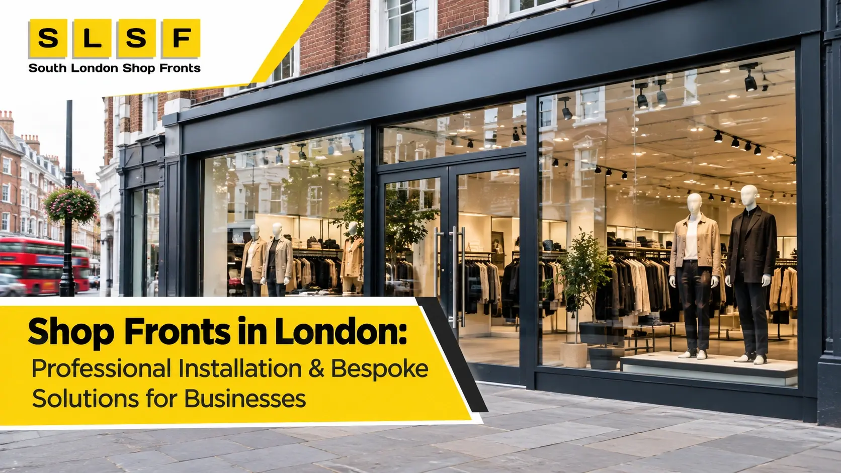 Shop Fronts in London Professional Installation & Bespoke Solutions for Businesses